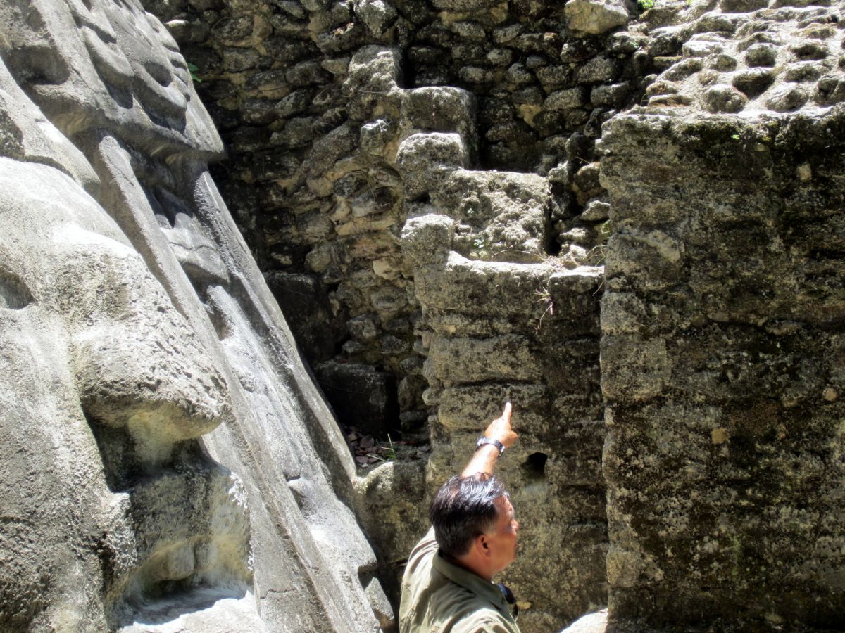 Temples built on top of temples. It has all been one before.