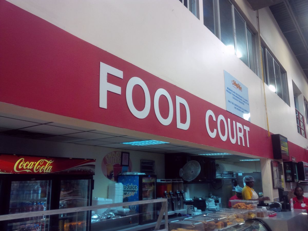 Food court!  How do you plead?  Not guilty.
