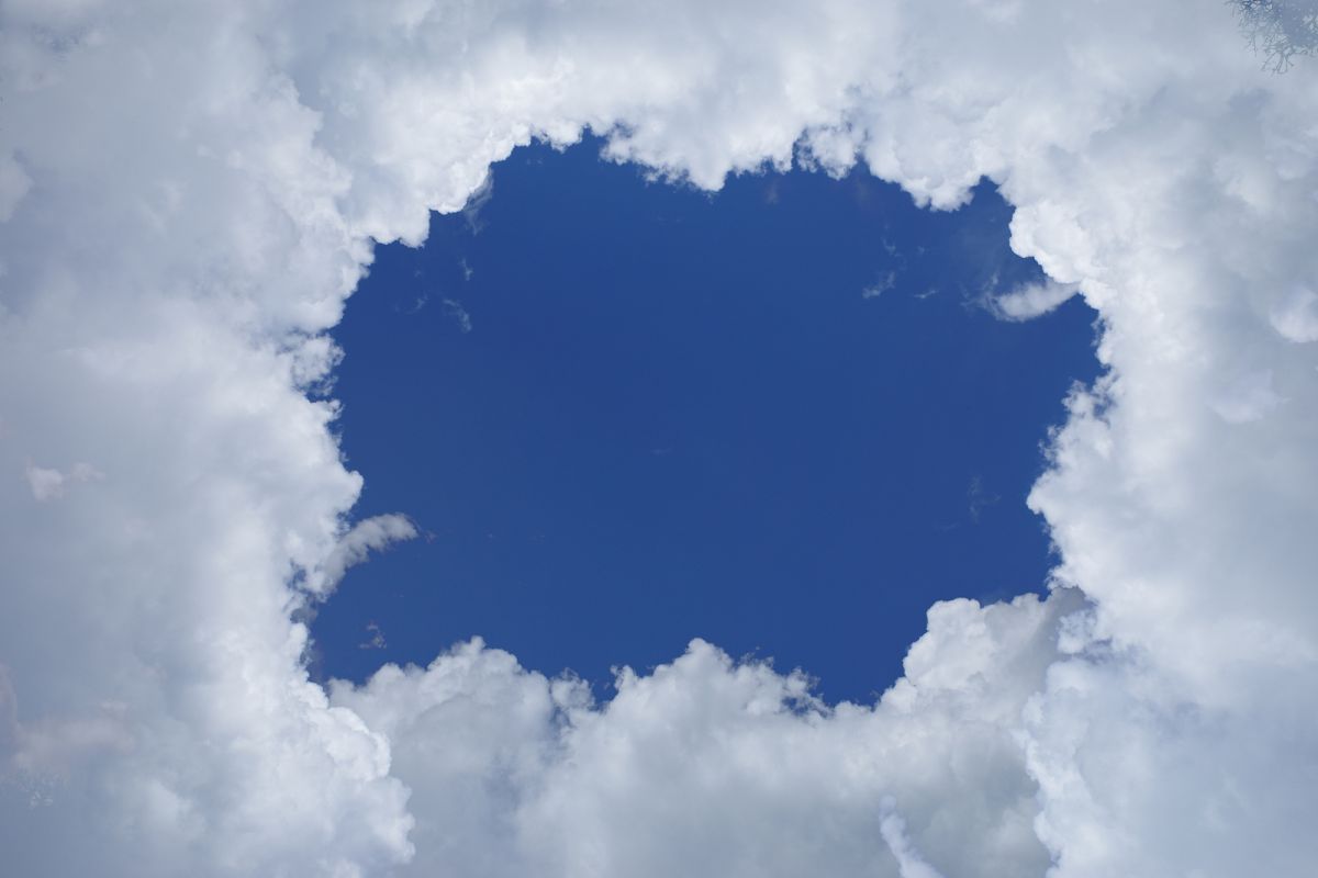Clouds are one of those situations mostly because the flat blue sky makes for easy blending. You want to have a clear day with nice big clouds